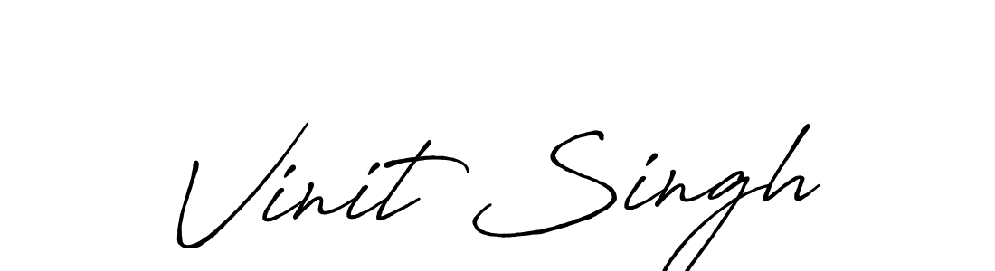 Make a beautiful signature design for name Vinit Singh. Use this online signature maker to create a handwritten signature for free. Vinit Singh signature style 7 images and pictures png