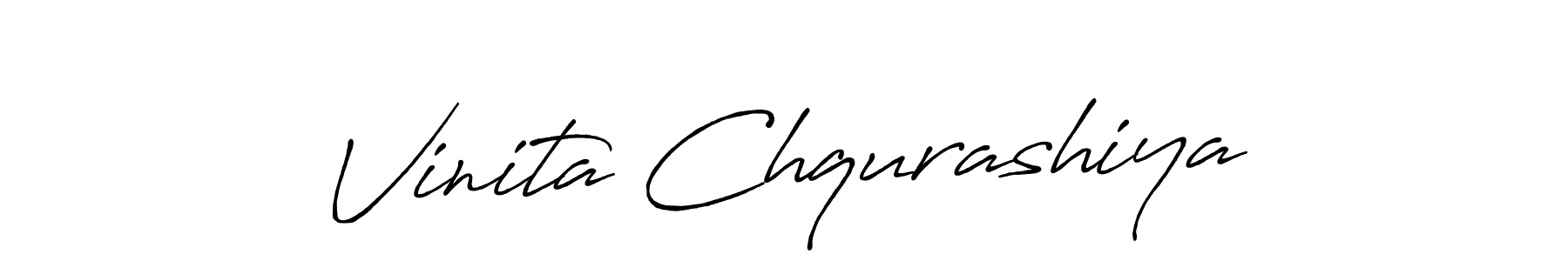 Make a short Vinita Chqurashiya signature style. Manage your documents anywhere anytime using Antro_Vectra_Bolder. Create and add eSignatures, submit forms, share and send files easily. Vinita Chqurashiya signature style 7 images and pictures png