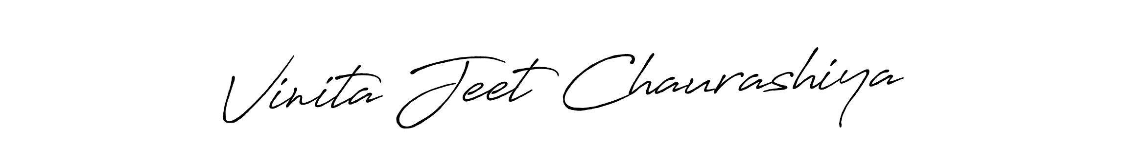 You can use this online signature creator to create a handwritten signature for the name Vinita Jeet Chaurashiya. This is the best online autograph maker. Vinita Jeet Chaurashiya signature style 7 images and pictures png