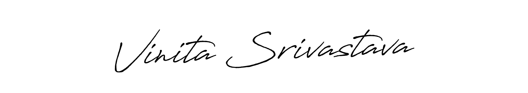 This is the best signature style for the Vinita Srivastava name. Also you like these signature font (Antro_Vectra_Bolder). Mix name signature. Vinita Srivastava signature style 7 images and pictures png