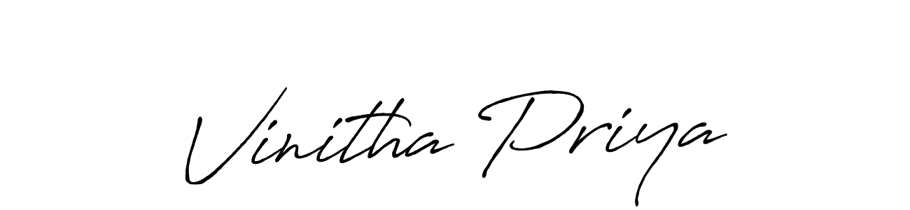 Also You can easily find your signature by using the search form. We will create Vinitha Priya name handwritten signature images for you free of cost using Antro_Vectra_Bolder sign style. Vinitha Priya signature style 7 images and pictures png