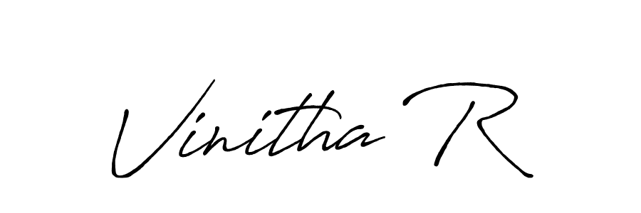 Make a beautiful signature design for name Vinitha R. Use this online signature maker to create a handwritten signature for free. Vinitha R signature style 7 images and pictures png