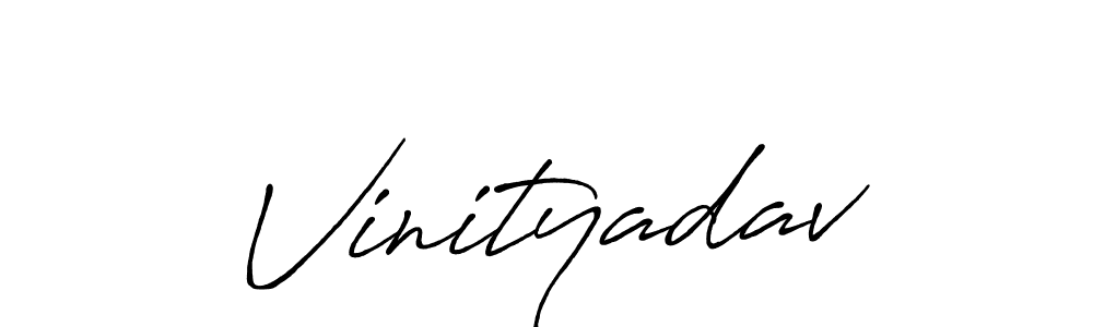 It looks lik you need a new signature style for name Vinityadav. Design unique handwritten (Antro_Vectra_Bolder) signature with our free signature maker in just a few clicks. Vinityadav signature style 7 images and pictures png