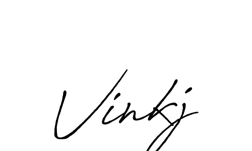 You should practise on your own different ways (Antro_Vectra_Bolder) to write your name (Vinkj) in signature. don't let someone else do it for you. Vinkj signature style 7 images and pictures png