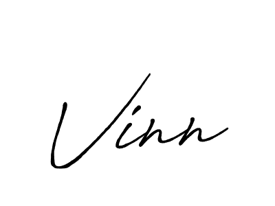 You should practise on your own different ways (Antro_Vectra_Bolder) to write your name (Vinn) in signature. don't let someone else do it for you. Vinn signature style 7 images and pictures png