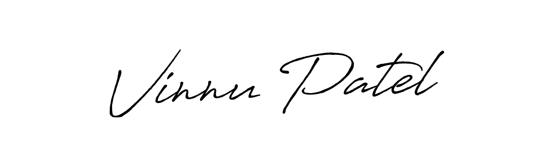 Make a short Vinnu Patel signature style. Manage your documents anywhere anytime using Antro_Vectra_Bolder. Create and add eSignatures, submit forms, share and send files easily. Vinnu Patel signature style 7 images and pictures png