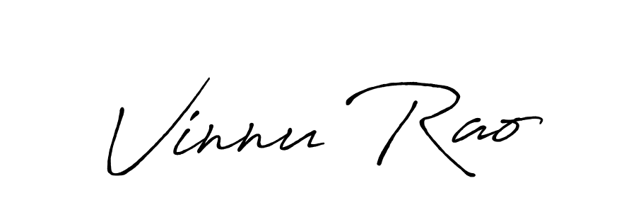 You should practise on your own different ways (Antro_Vectra_Bolder) to write your name (Vinnu Rao) in signature. don't let someone else do it for you. Vinnu Rao signature style 7 images and pictures png