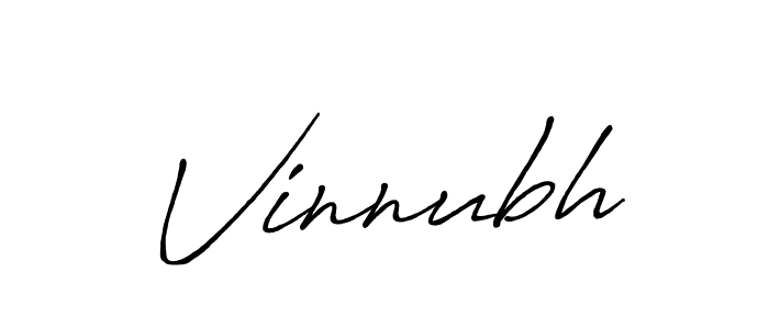 Make a beautiful signature design for name Vinnubh. Use this online signature maker to create a handwritten signature for free. Vinnubh signature style 7 images and pictures png