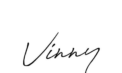 Also we have Vinny name is the best signature style. Create professional handwritten signature collection using Antro_Vectra_Bolder autograph style. Vinny signature style 7 images and pictures png