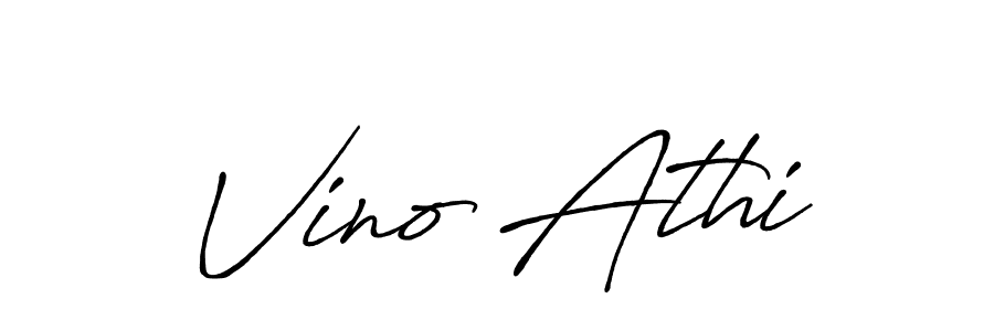 This is the best signature style for the Vino Athi name. Also you like these signature font (Antro_Vectra_Bolder). Mix name signature. Vino Athi signature style 7 images and pictures png