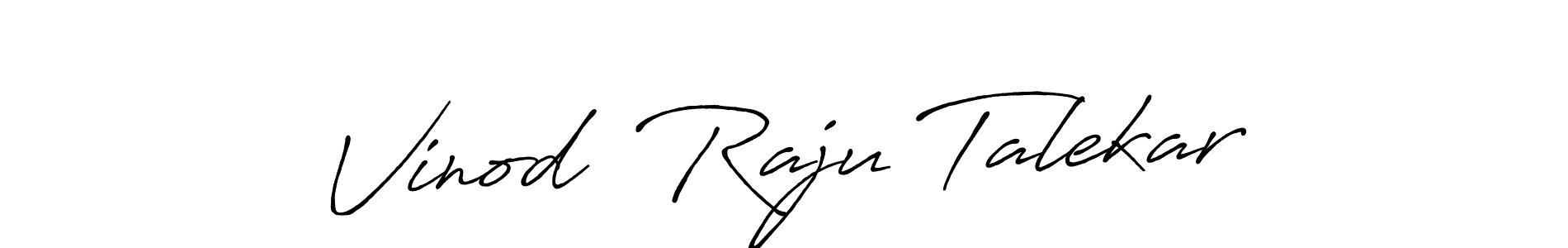 Antro_Vectra_Bolder is a professional signature style that is perfect for those who want to add a touch of class to their signature. It is also a great choice for those who want to make their signature more unique. Get Vinod  Raju Talekar name to fancy signature for free. Vinod  Raju Talekar signature style 7 images and pictures png