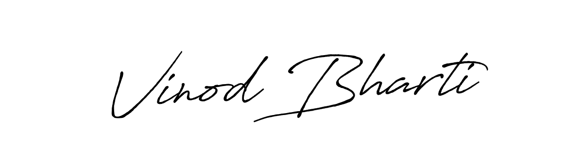You can use this online signature creator to create a handwritten signature for the name Vinod Bharti. This is the best online autograph maker. Vinod Bharti signature style 7 images and pictures png