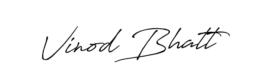 You should practise on your own different ways (Antro_Vectra_Bolder) to write your name (Vinod Bhatt) in signature. don't let someone else do it for you. Vinod Bhatt signature style 7 images and pictures png