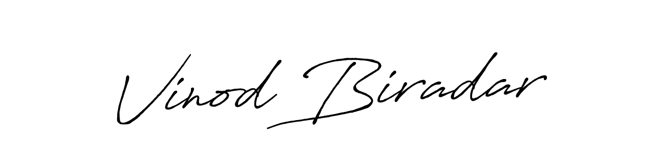 Vinod Biradar stylish signature style. Best Handwritten Sign (Antro_Vectra_Bolder) for my name. Handwritten Signature Collection Ideas for my name Vinod Biradar. Vinod Biradar signature style 7 images and pictures png