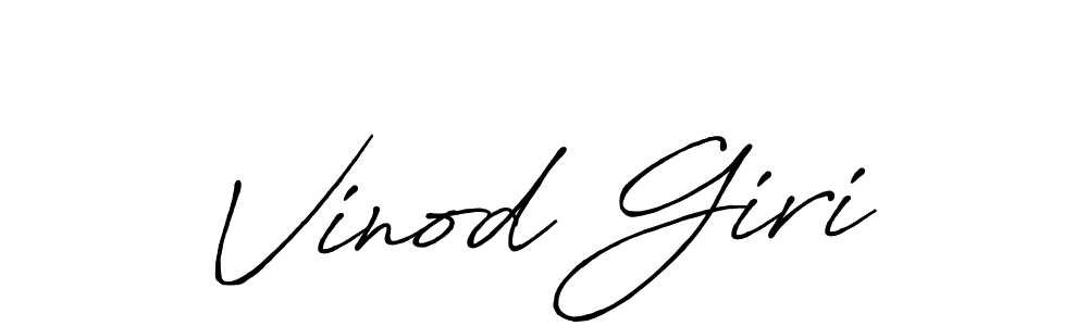 This is the best signature style for the Vinod Giri name. Also you like these signature font (Antro_Vectra_Bolder). Mix name signature. Vinod Giri signature style 7 images and pictures png