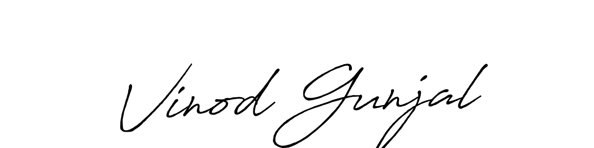 You should practise on your own different ways (Antro_Vectra_Bolder) to write your name (Vinod Gunjal) in signature. don't let someone else do it for you. Vinod Gunjal signature style 7 images and pictures png