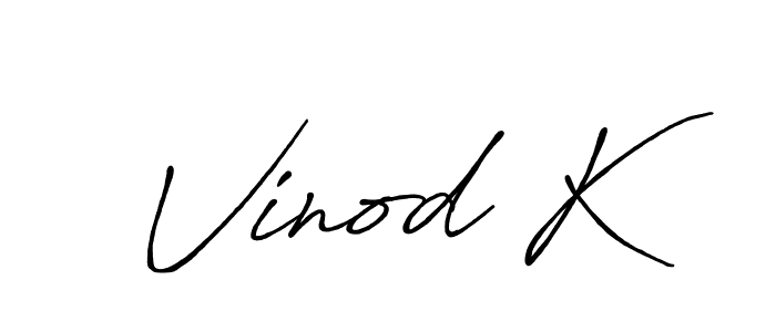 Once you've used our free online signature maker to create your best signature Antro_Vectra_Bolder style, it's time to enjoy all of the benefits that Vinod K name signing documents. Vinod K signature style 7 images and pictures png