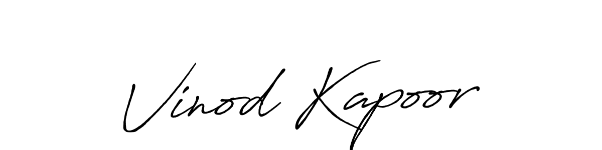 It looks lik you need a new signature style for name Vinod Kapoor. Design unique handwritten (Antro_Vectra_Bolder) signature with our free signature maker in just a few clicks. Vinod Kapoor signature style 7 images and pictures png