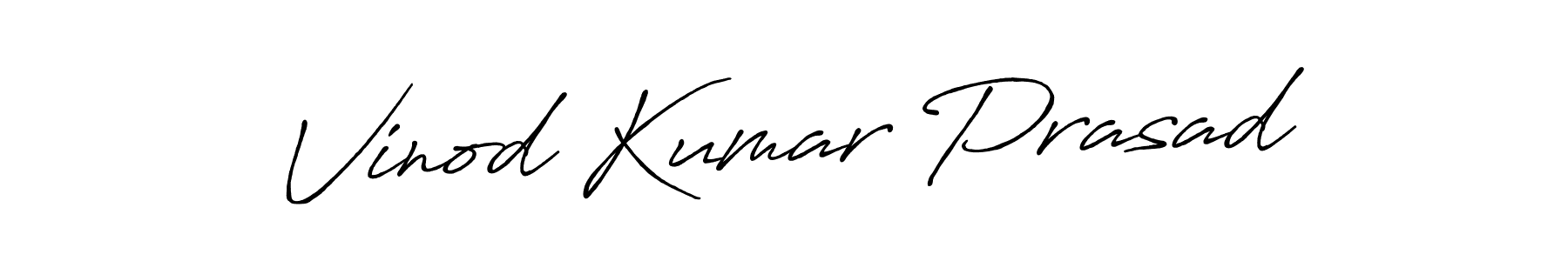 Use a signature maker to create a handwritten signature online. With this signature software, you can design (Antro_Vectra_Bolder) your own signature for name Vinod Kumar Prasad. Vinod Kumar Prasad signature style 7 images and pictures png