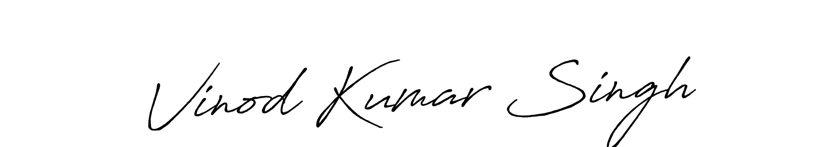 Also You can easily find your signature by using the search form. We will create Vinod Kumar Singh name handwritten signature images for you free of cost using Antro_Vectra_Bolder sign style. Vinod Kumar Singh signature style 7 images and pictures png