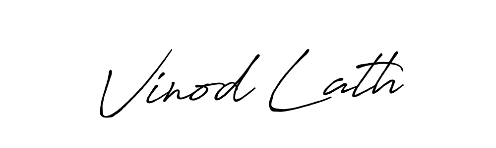 Also You can easily find your signature by using the search form. We will create Vinod Lath name handwritten signature images for you free of cost using Antro_Vectra_Bolder sign style. Vinod Lath signature style 7 images and pictures png