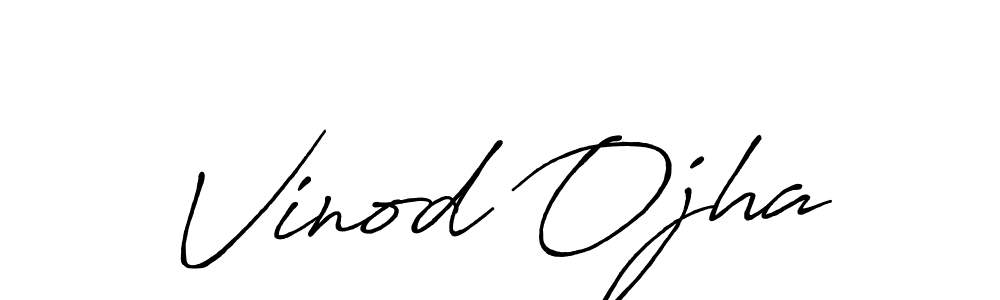The best way (Antro_Vectra_Bolder) to make a short signature is to pick only two or three words in your name. The name Vinod Ojha include a total of six letters. For converting this name. Vinod Ojha signature style 7 images and pictures png