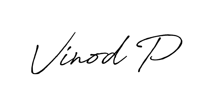 Make a beautiful signature design for name Vinod P. Use this online signature maker to create a handwritten signature for free. Vinod P signature style 7 images and pictures png