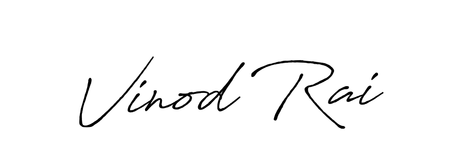 It looks lik you need a new signature style for name Vinod Rai. Design unique handwritten (Antro_Vectra_Bolder) signature with our free signature maker in just a few clicks. Vinod Rai signature style 7 images and pictures png