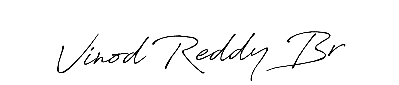 Also You can easily find your signature by using the search form. We will create Vinod Reddy Br name handwritten signature images for you free of cost using Antro_Vectra_Bolder sign style. Vinod Reddy Br signature style 7 images and pictures png
