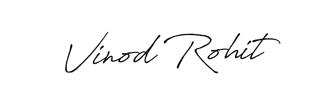 Make a short Vinod Rohit signature style. Manage your documents anywhere anytime using Antro_Vectra_Bolder. Create and add eSignatures, submit forms, share and send files easily. Vinod Rohit signature style 7 images and pictures png