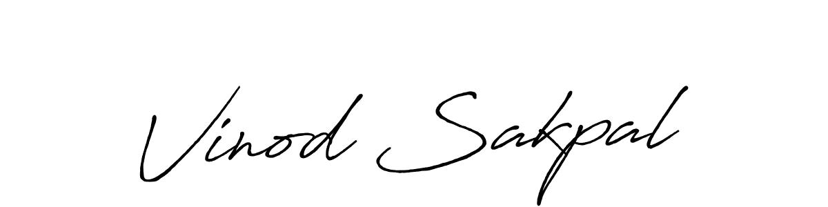 It looks lik you need a new signature style for name Vinod Sakpal. Design unique handwritten (Antro_Vectra_Bolder) signature with our free signature maker in just a few clicks. Vinod Sakpal signature style 7 images and pictures png