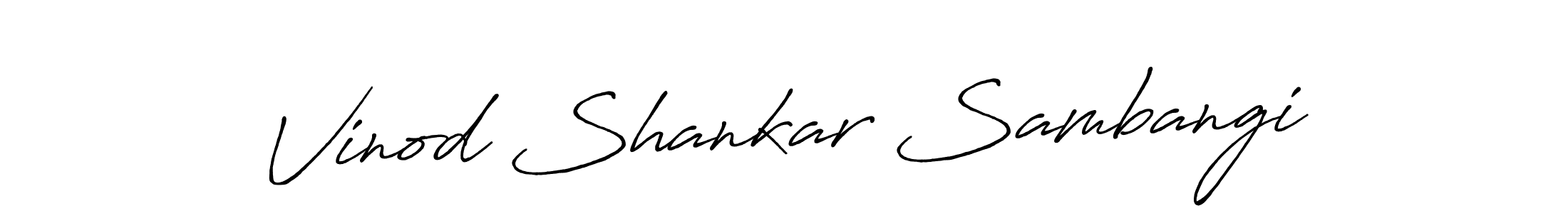 Make a beautiful signature design for name Vinod Shankar Sambangi. Use this online signature maker to create a handwritten signature for free. Vinod Shankar Sambangi signature style 7 images and pictures png