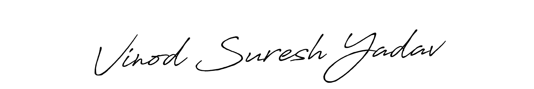 Once you've used our free online signature maker to create your best signature Antro_Vectra_Bolder style, it's time to enjoy all of the benefits that Vinod Suresh Yadav name signing documents. Vinod Suresh Yadav signature style 7 images and pictures png