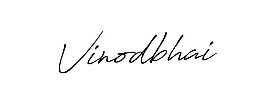 Also we have Vinodbhai name is the best signature style. Create professional handwritten signature collection using Antro_Vectra_Bolder autograph style. Vinodbhai signature style 7 images and pictures png