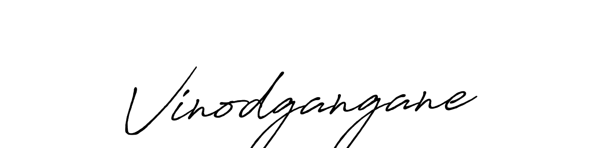 Create a beautiful signature design for name Vinodgangane. With this signature (Antro_Vectra_Bolder) fonts, you can make a handwritten signature for free. Vinodgangane signature style 7 images and pictures png