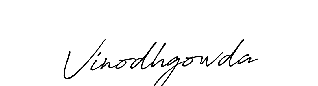How to Draw Vinodhgowda signature style? Antro_Vectra_Bolder is a latest design signature styles for name Vinodhgowda. Vinodhgowda signature style 7 images and pictures png