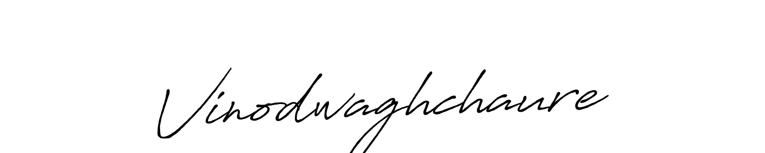 How to make Vinodwaghchaure signature? Antro_Vectra_Bolder is a professional autograph style. Create handwritten signature for Vinodwaghchaure name. Vinodwaghchaure signature style 7 images and pictures png