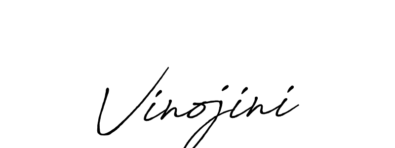 Use a signature maker to create a handwritten signature online. With this signature software, you can design (Antro_Vectra_Bolder) your own signature for name Vinojini. Vinojini signature style 7 images and pictures png