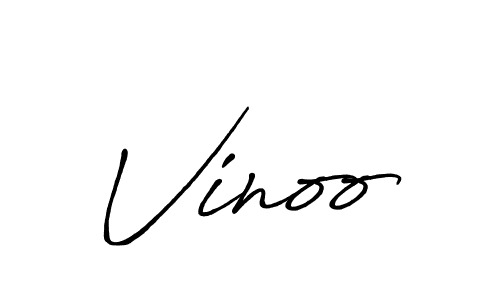 Design your own signature with our free online signature maker. With this signature software, you can create a handwritten (Antro_Vectra_Bolder) signature for name Vinoo. Vinoo signature style 7 images and pictures png