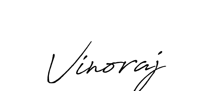 Design your own signature with our free online signature maker. With this signature software, you can create a handwritten (Antro_Vectra_Bolder) signature for name Vinoraj. Vinoraj signature style 7 images and pictures png