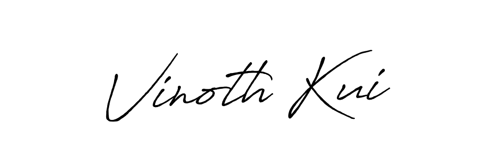 See photos of Vinoth Kui official signature by Spectra . Check more albums & portfolios. Read reviews & check more about Antro_Vectra_Bolder font. Vinoth Kui signature style 7 images and pictures png