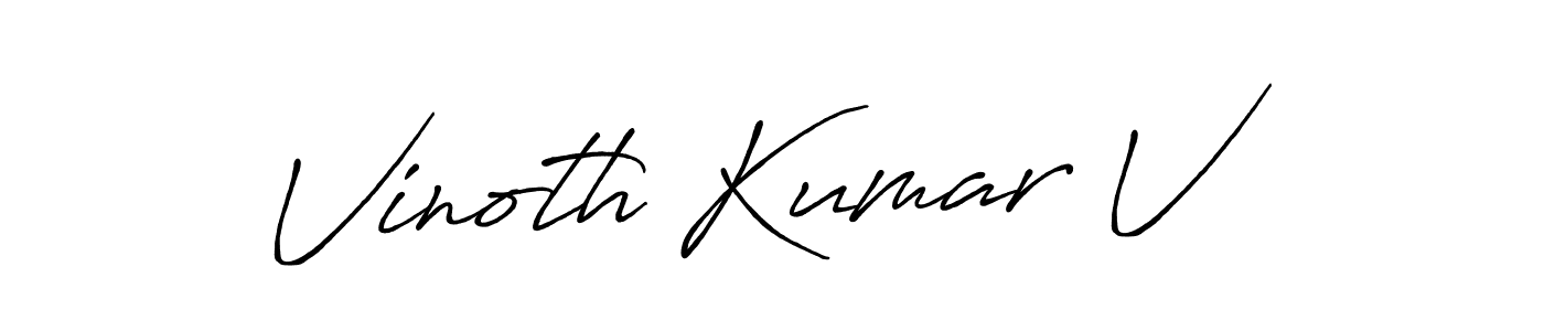 How to Draw Vinoth Kumar V signature style? Antro_Vectra_Bolder is a latest design signature styles for name Vinoth Kumar V. Vinoth Kumar V signature style 7 images and pictures png