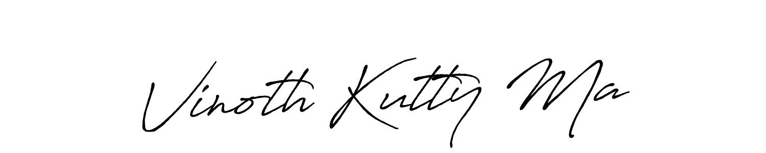 You can use this online signature creator to create a handwritten signature for the name Vinoth Kutty Ma. This is the best online autograph maker. Vinoth Kutty Ma signature style 7 images and pictures png