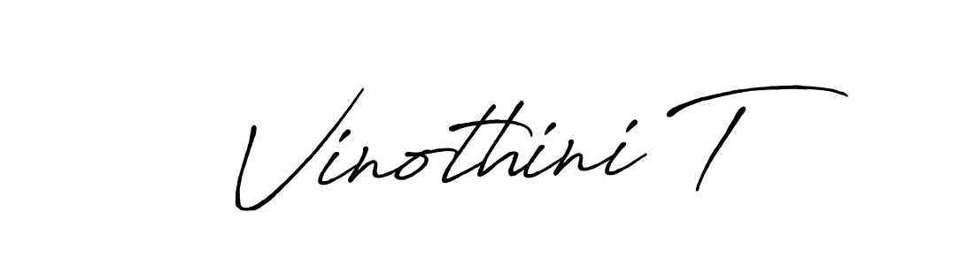 if you are searching for the best signature style for your name Vinothini T. so please give up your signature search. here we have designed multiple signature styles  using Antro_Vectra_Bolder. Vinothini T signature style 7 images and pictures png