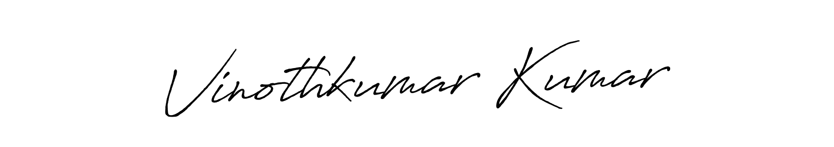 Use a signature maker to create a handwritten signature online. With this signature software, you can design (Antro_Vectra_Bolder) your own signature for name Vinothkumar Kumar. Vinothkumar Kumar signature style 7 images and pictures png