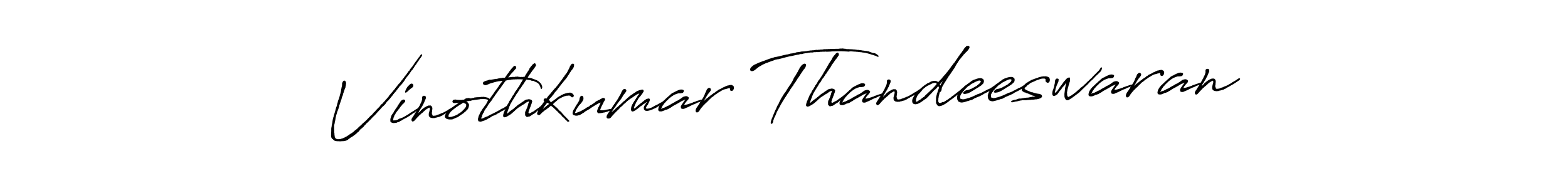 You can use this online signature creator to create a handwritten signature for the name Vinothkumar Thandeeswaran. This is the best online autograph maker. Vinothkumar Thandeeswaran signature style 7 images and pictures png
