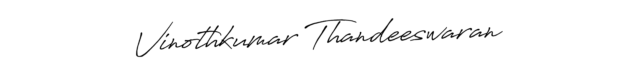 Also You can easily find your signature by using the search form. We will create Vinothkumar Thandeeswaran name handwritten signature images for you free of cost using Antro_Vectra_Bolder sign style. Vinothkumar Thandeeswaran signature style 7 images and pictures png