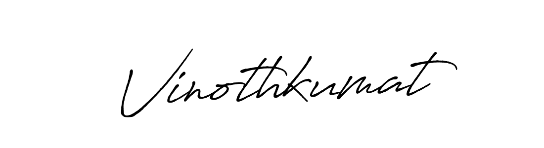 Use a signature maker to create a handwritten signature online. With this signature software, you can design (Antro_Vectra_Bolder) your own signature for name Vinothkumat. Vinothkumat signature style 7 images and pictures png