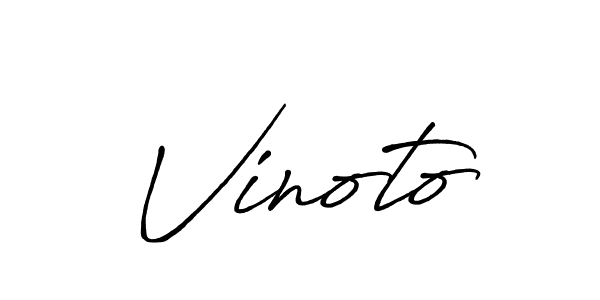 It looks lik you need a new signature style for name Vinoto. Design unique handwritten (Antro_Vectra_Bolder) signature with our free signature maker in just a few clicks. Vinoto signature style 7 images and pictures png