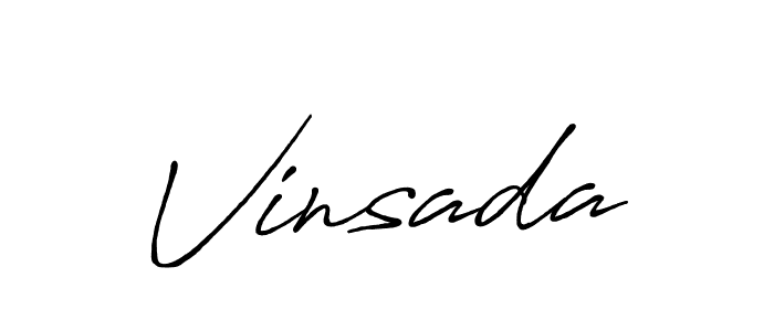 Also You can easily find your signature by using the search form. We will create Vinsada name handwritten signature images for you free of cost using Antro_Vectra_Bolder sign style. Vinsada signature style 7 images and pictures png